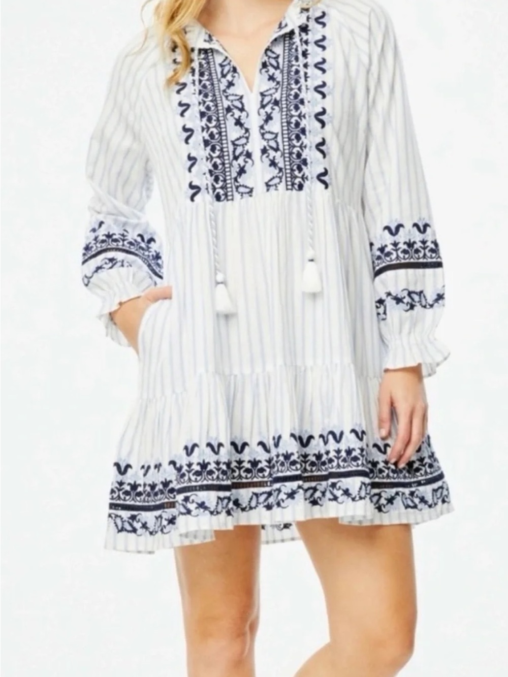 Roller Rabbit NWOT Medium Edessa Embroidered Janni Dress